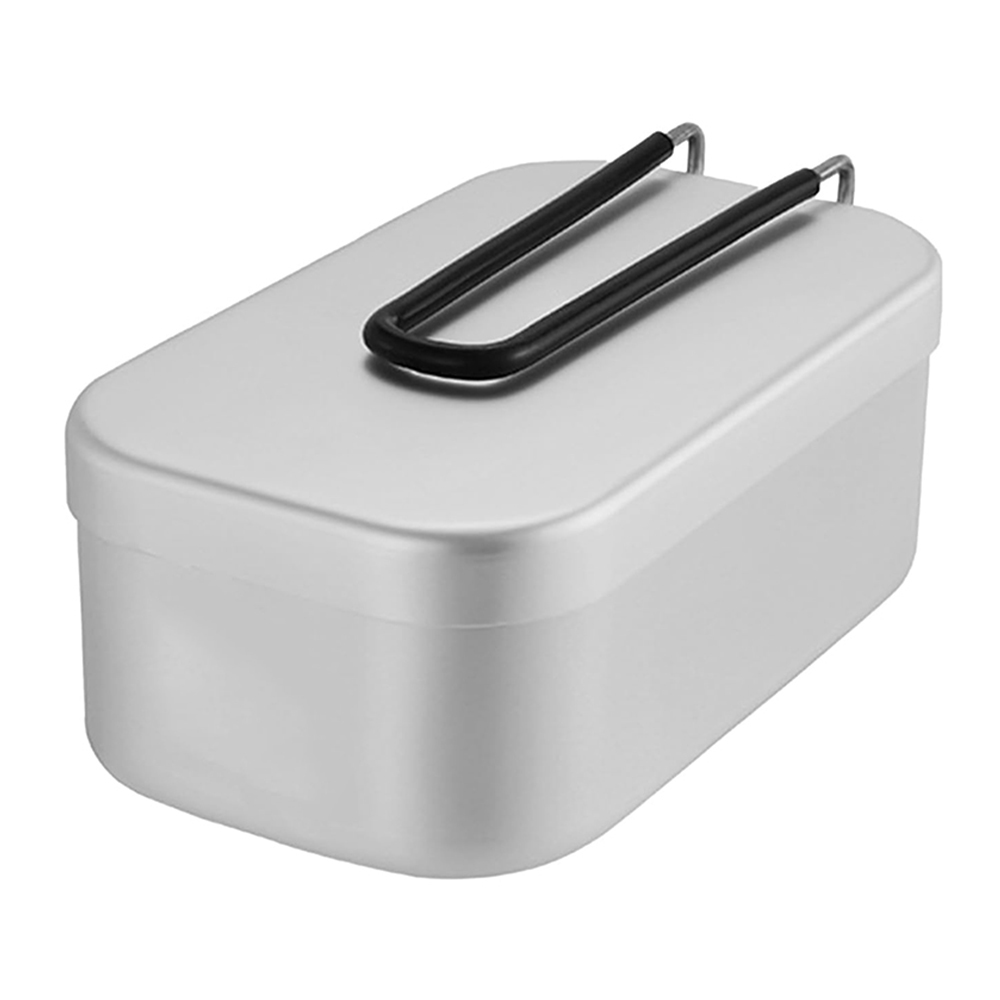 Camping Cooking Kit Box - 800ML Aluminium Lunchboxen Outdoor Camping Kookgerei