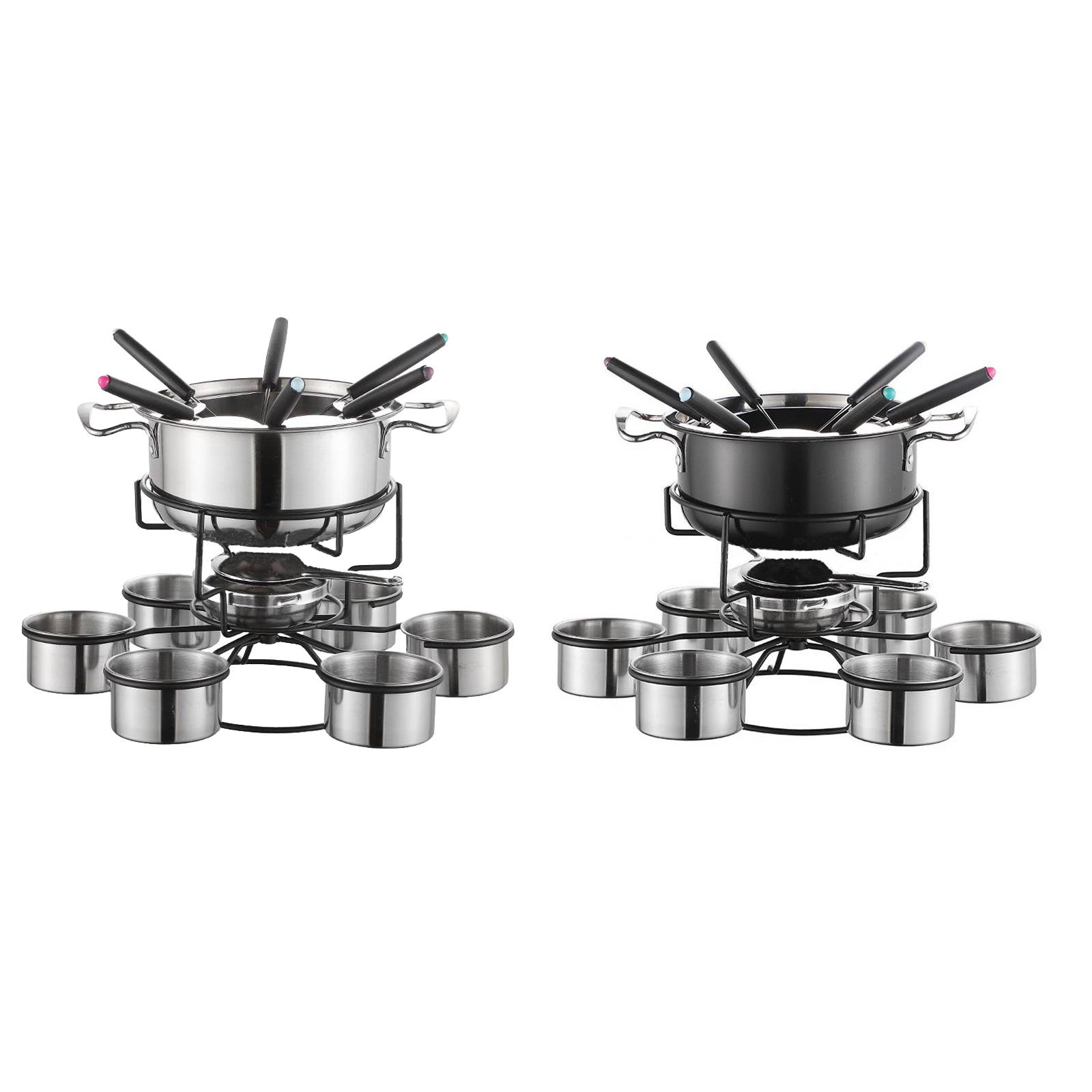 Camping Cooking Pot Set - Fonduepottenset Kookfornuis Verdikt Multifunctioneel Stabiel Smeltapparaat