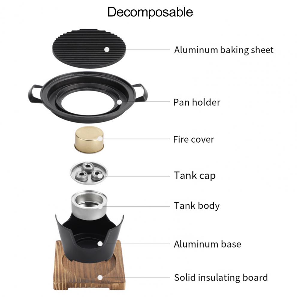 Japanese Camping Cooking - Milieuvriendelijke mini BBQ grill, mini BBQ