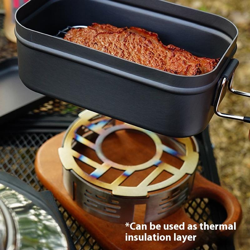 Camping Cooking Ring - Outdoor Kachel Voorruit Draagbare Camping Kachel