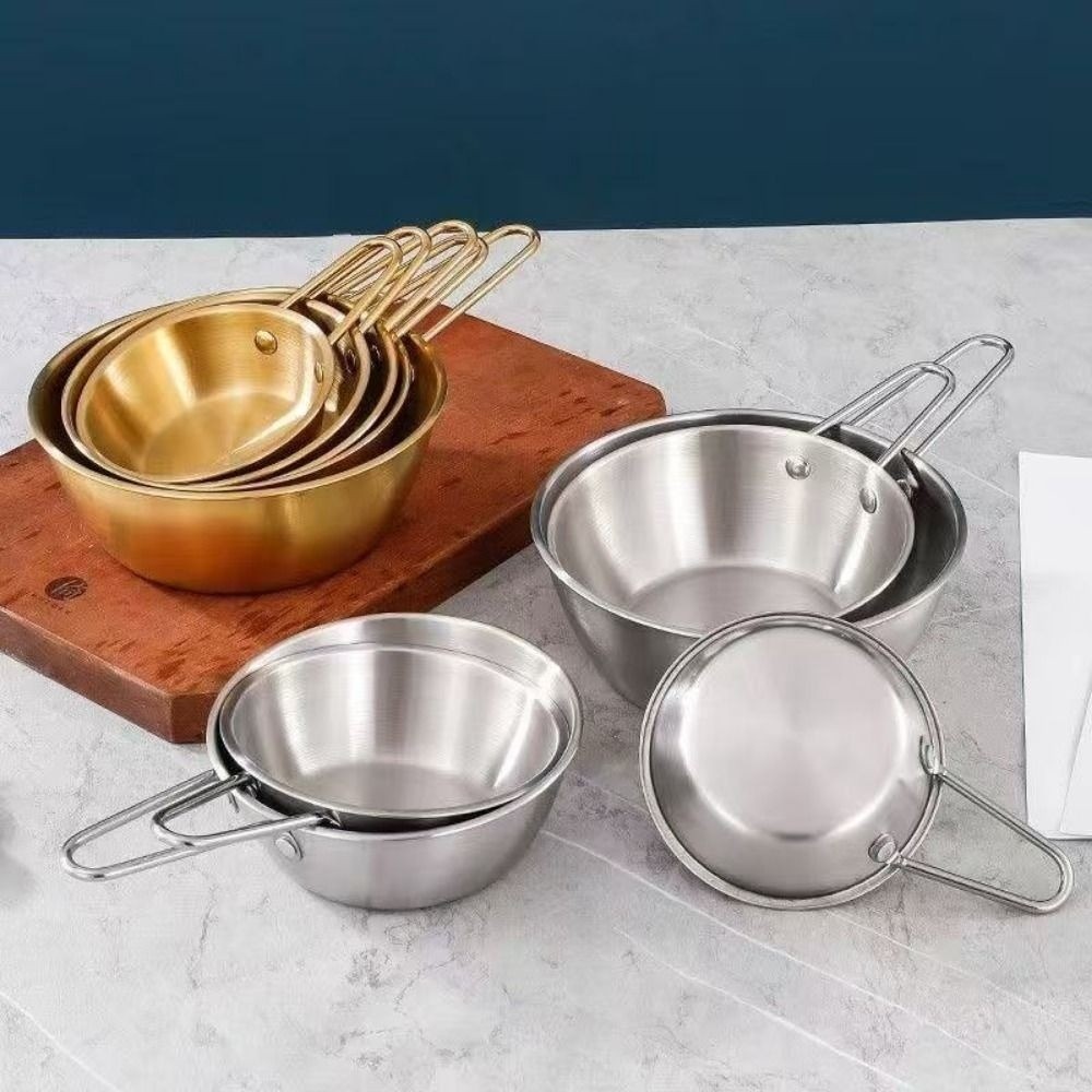Camping Cooking Materials - Roestvrijstalen mengkom voor koken, grote inhoud,