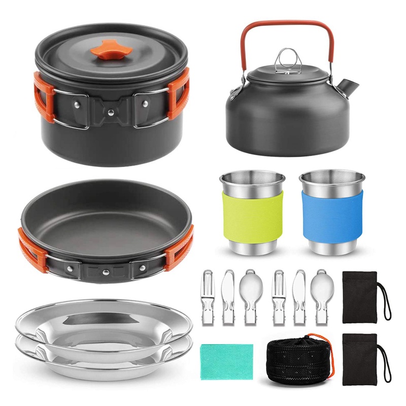 Camping Cooking All In One - Camping kookset, outdoor kookuitrusting voor kamperen,