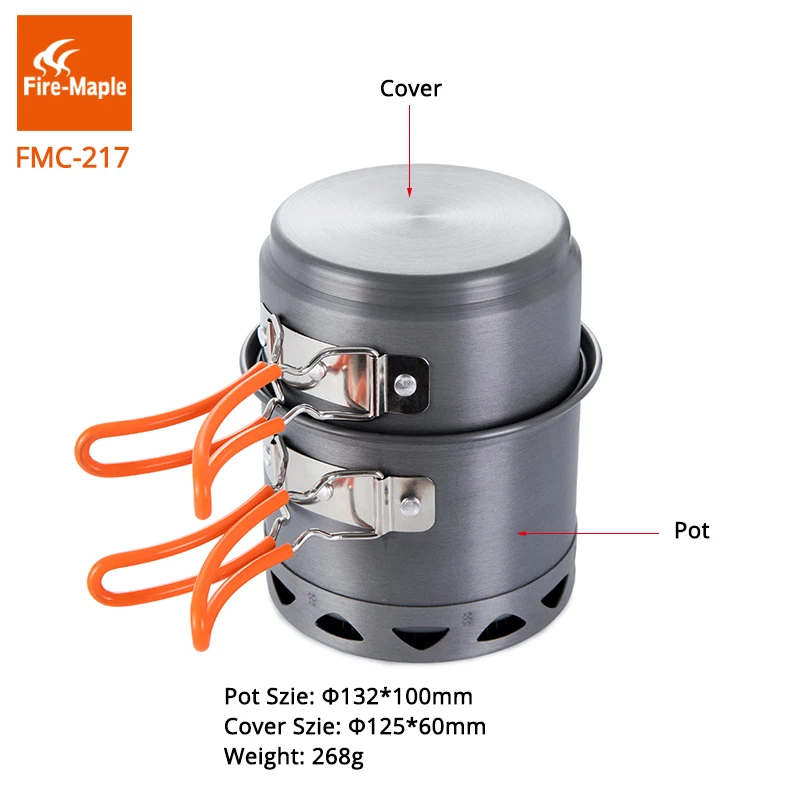 Fire Maple Camping Pannenset D - Camping Cooking Pot Set recensie en prijs