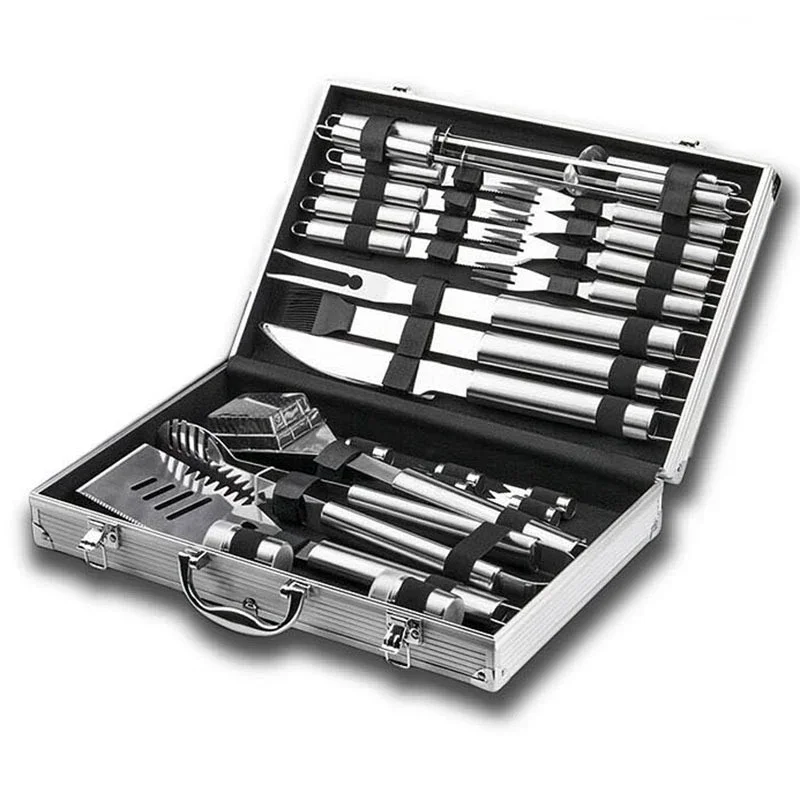 26-delige set roestvrijstalen  - Camping Cooking Kit Box recensie en prijs