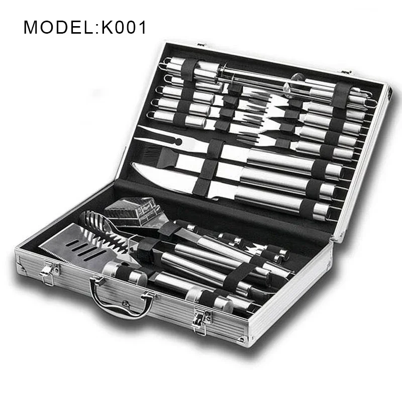 26-delige set roestvrijstalen  - Camping Cooking Kit Box recensie en prijs
