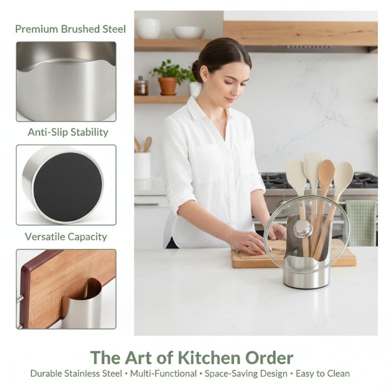 Roestvrijstalen soeplepelhoude - Camping Cooking Utensil Holder recensie en prijs