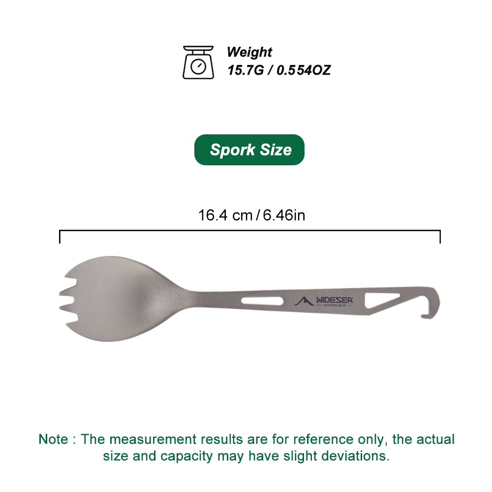 Widesea Camping Kookset Spork  - Camping Cooking All In One recensie en prijs