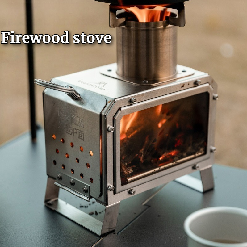 Roestvrijstalen vierkante hout - Camping Cooking Area recensie en prijs