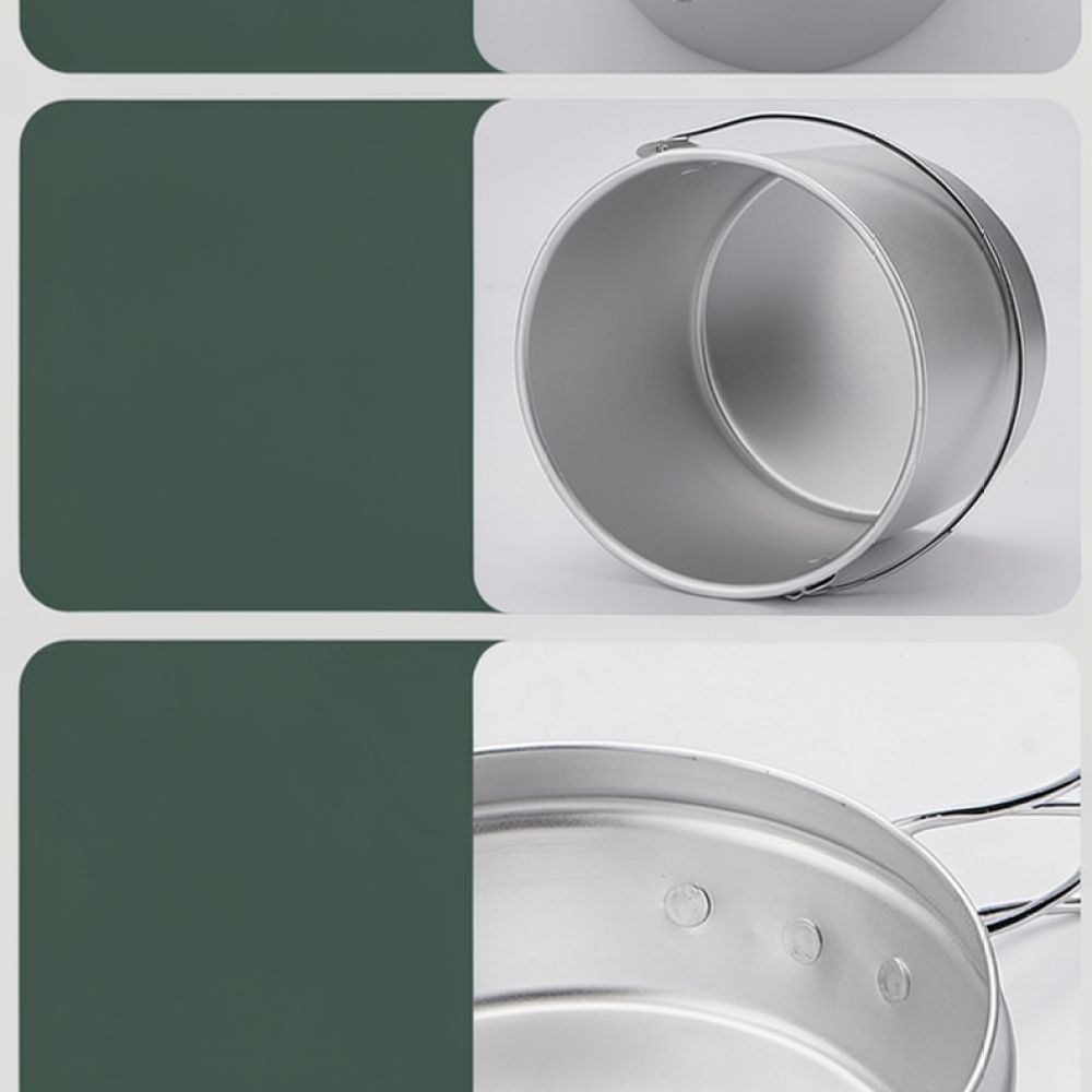 Draagbare aluminium kookset vo - Camping Cooking Mess Kit recensie en prijs