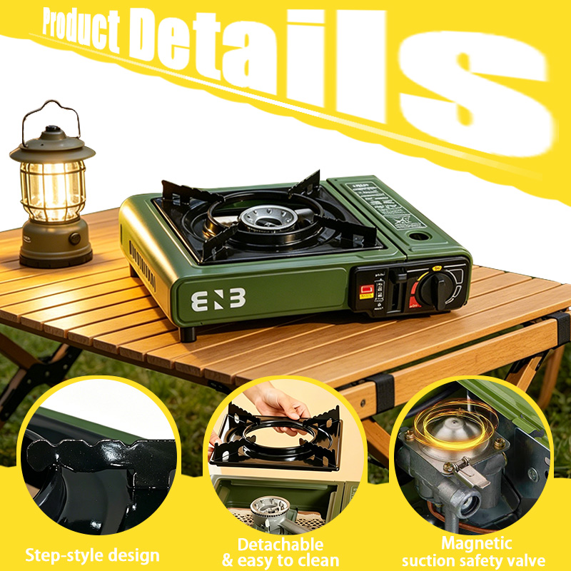 Draagbare butaankachel, compac - Camping Cooking Kit Box recensie en prijs