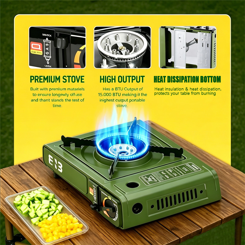 Draagbare butaankachel, compac - Camping Cooking Kit Box recensie en prijs