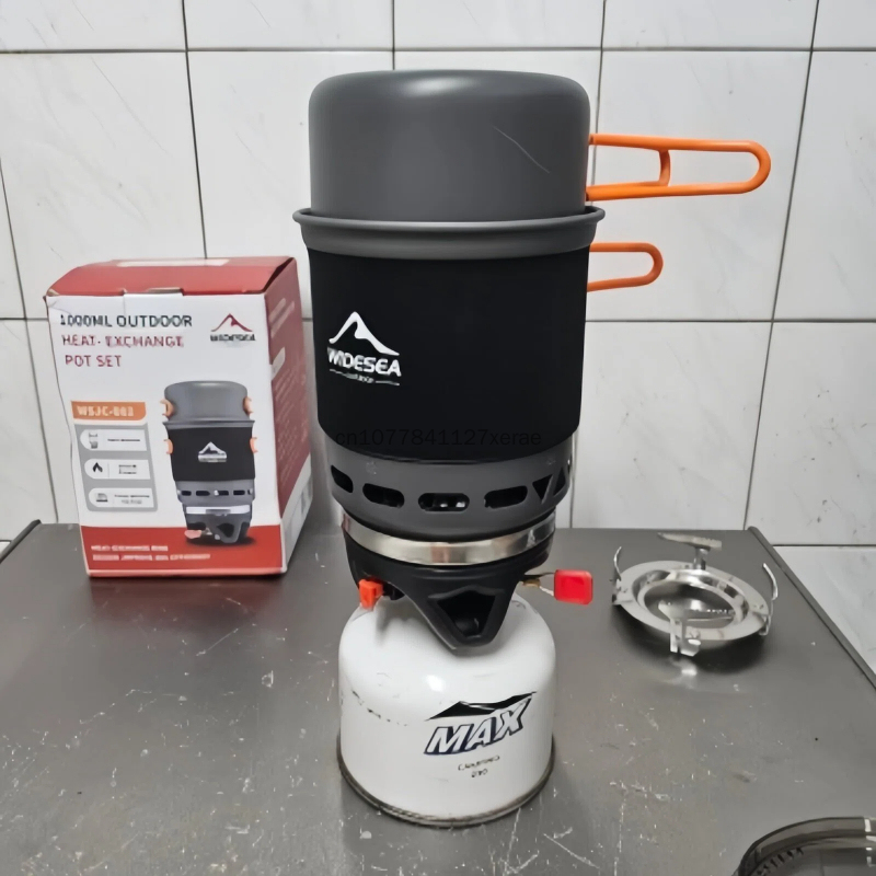Camping kooksysteem met warmte - Camping Cooking Pot Set recensie en prijs