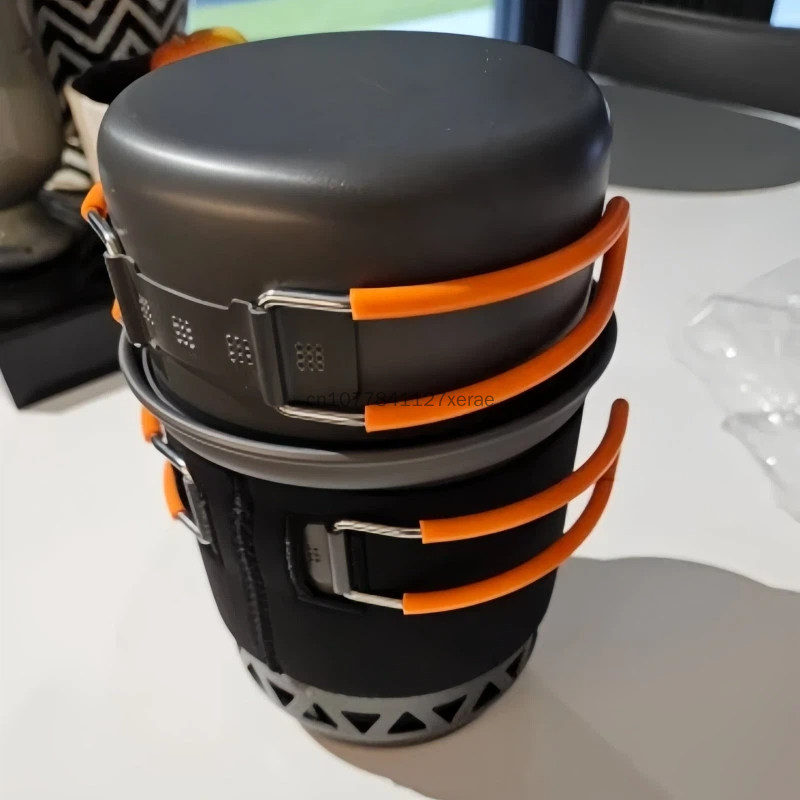 Camping kooksysteem met warmte - Camping Cooking Pot Set recensie en prijs