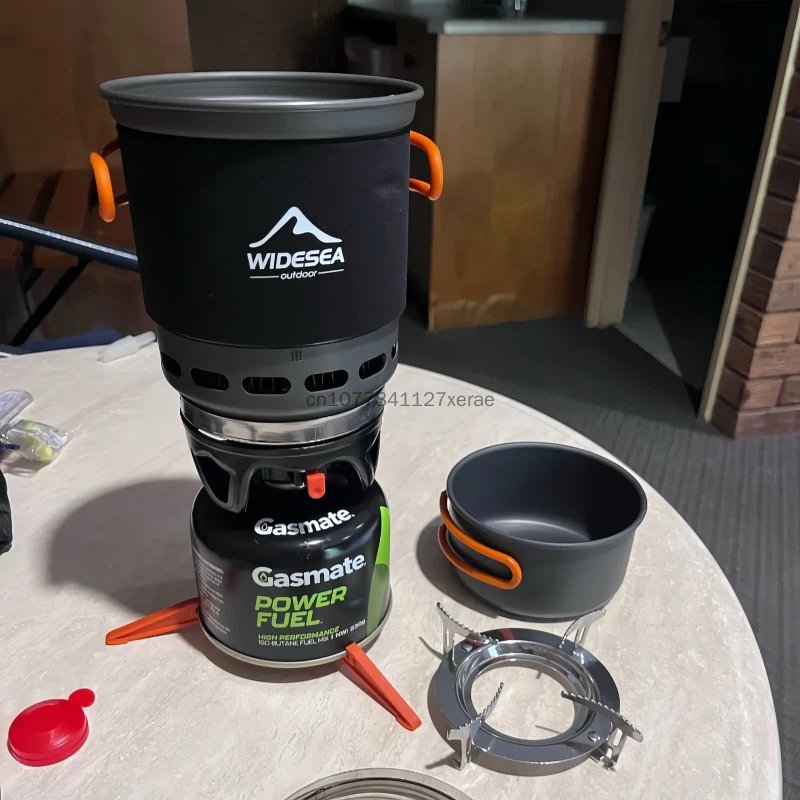 Camping kooksysteem met warmte - Camping Cooking Pot Set recensie en prijs