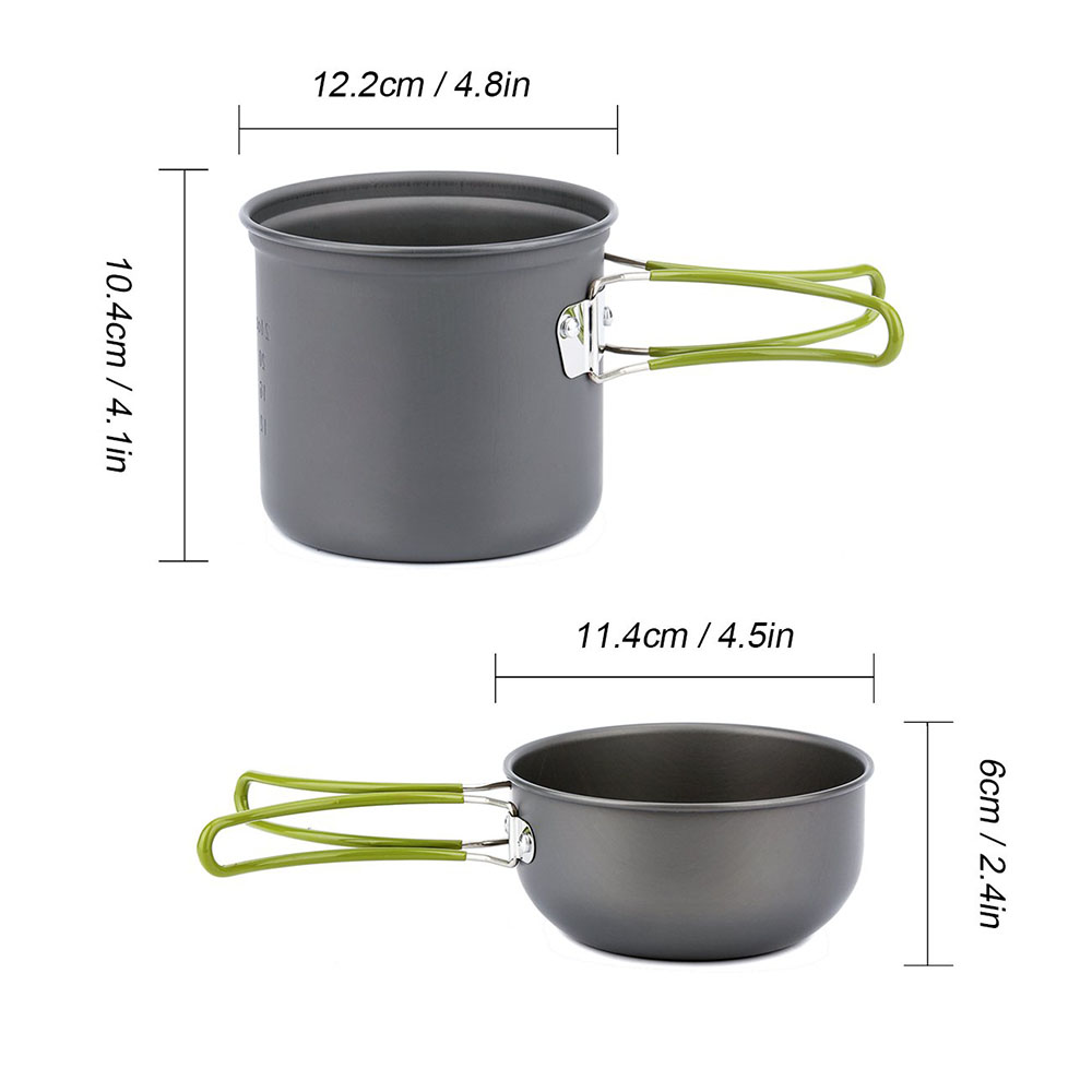 Ultralichte campingpotten pann - Camping Cooking Kettle recensie en prijs