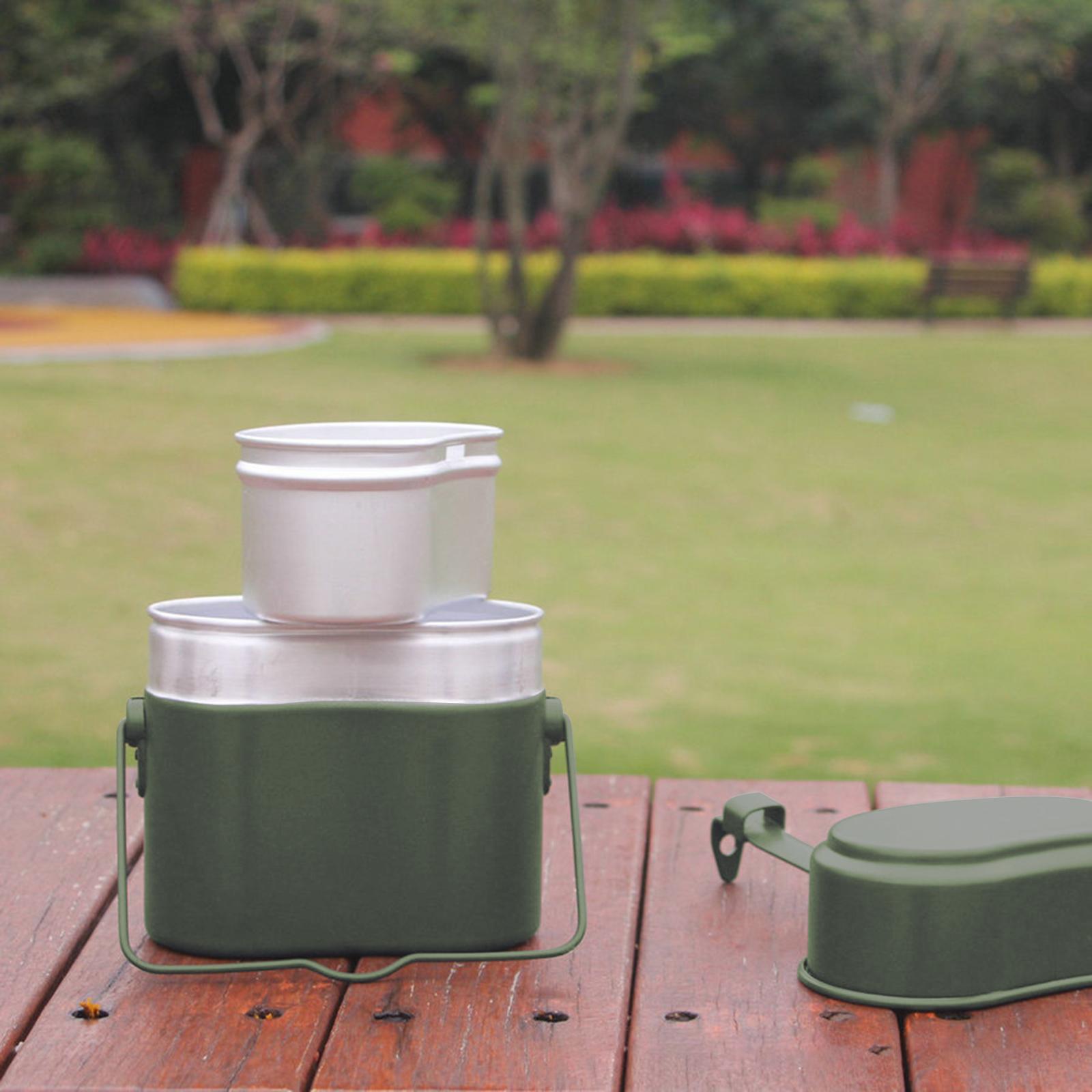 Outdoor aluminium lunchbox, ko - Camping Cooking Kit Box recensie en prijs