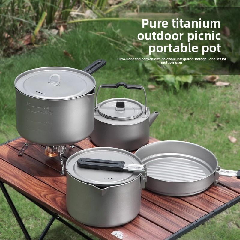 Lichtgewicht pottenset van puu - Camping Cooking Pot Set recensie en prijs