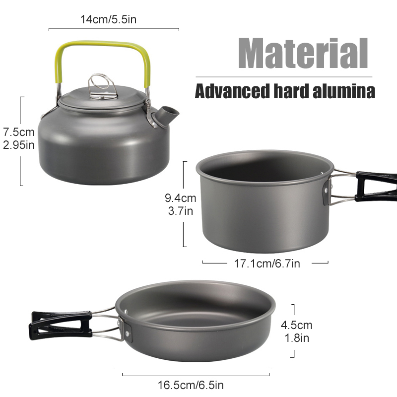 WESTTUNE Camping Kookgerei Kit - Camping Cooking Pot Set recensie en prijs