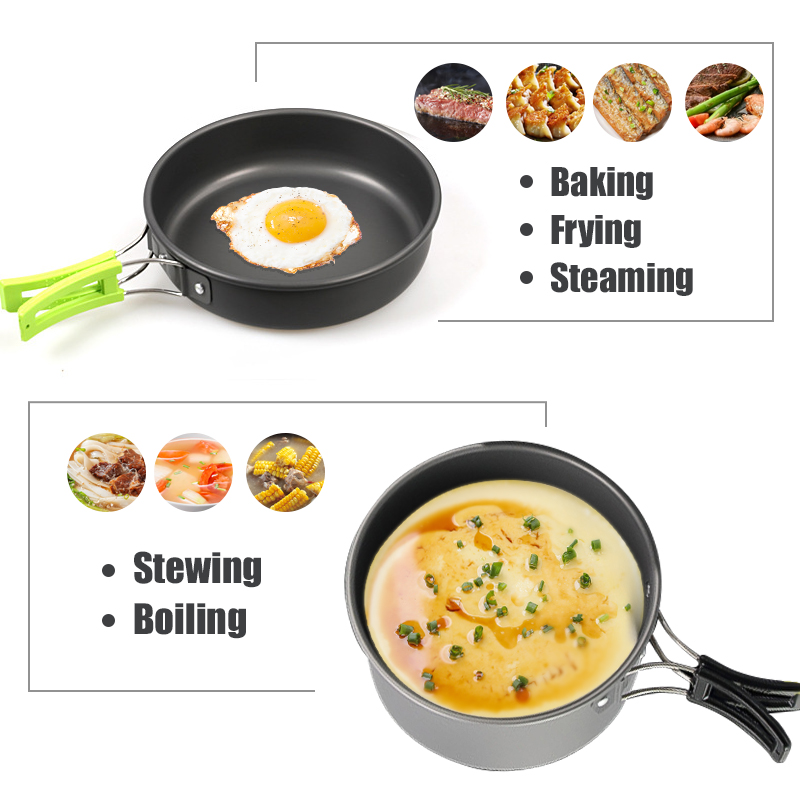 WESTTUNE Camping Kookgerei Kit - Camping Cooking Pot Set recensie en prijs
