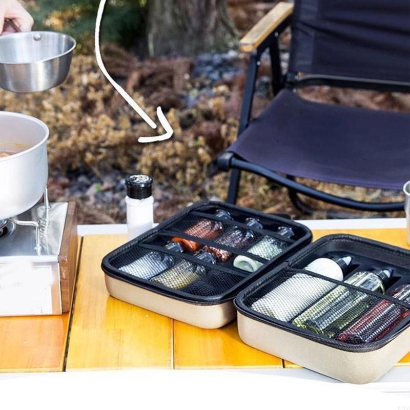 Campingkruidenflessenset voor  - Camping Cooking Kit Box recensie en prijs