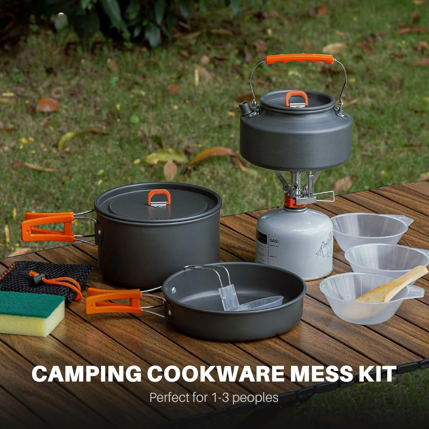 Campingkookgerei Campingpot- e - Camping Cooking Pot Set recensie en prijs