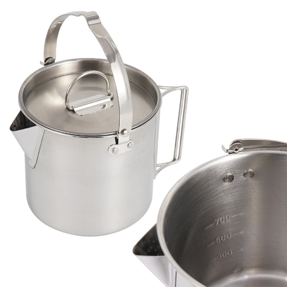 Roestvrijstalen, draagbare wat - Camping Cooking Kettle recensie en prijs