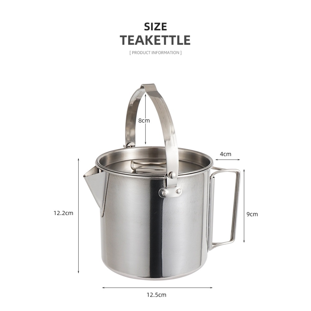Roestvrijstalen, draagbare wat - Camping Cooking Kettle recensie en prijs