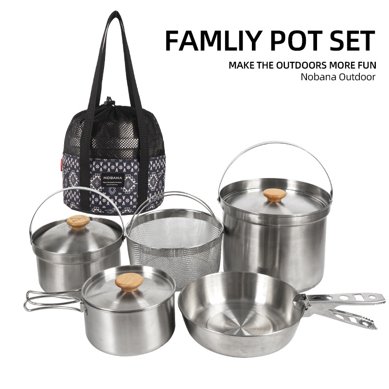 NOBANA Nieuwste Outdoor Rvs Po - Camping Cooking Kettle recensie en prijs