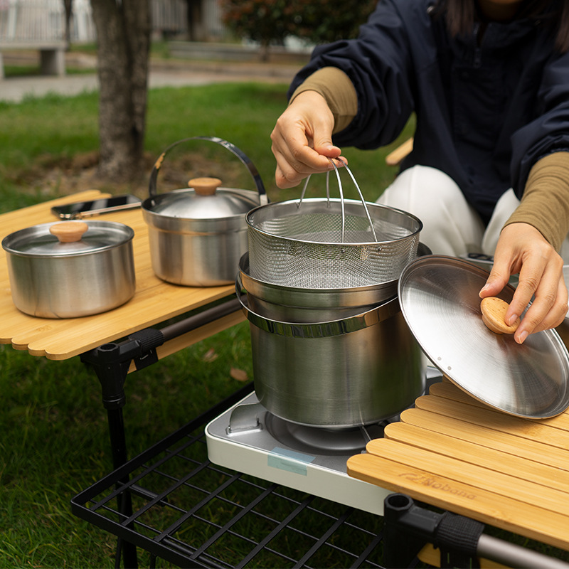 NOBANA Nieuwste Outdoor Rvs Po - Camping Cooking Kettle recensie en prijs