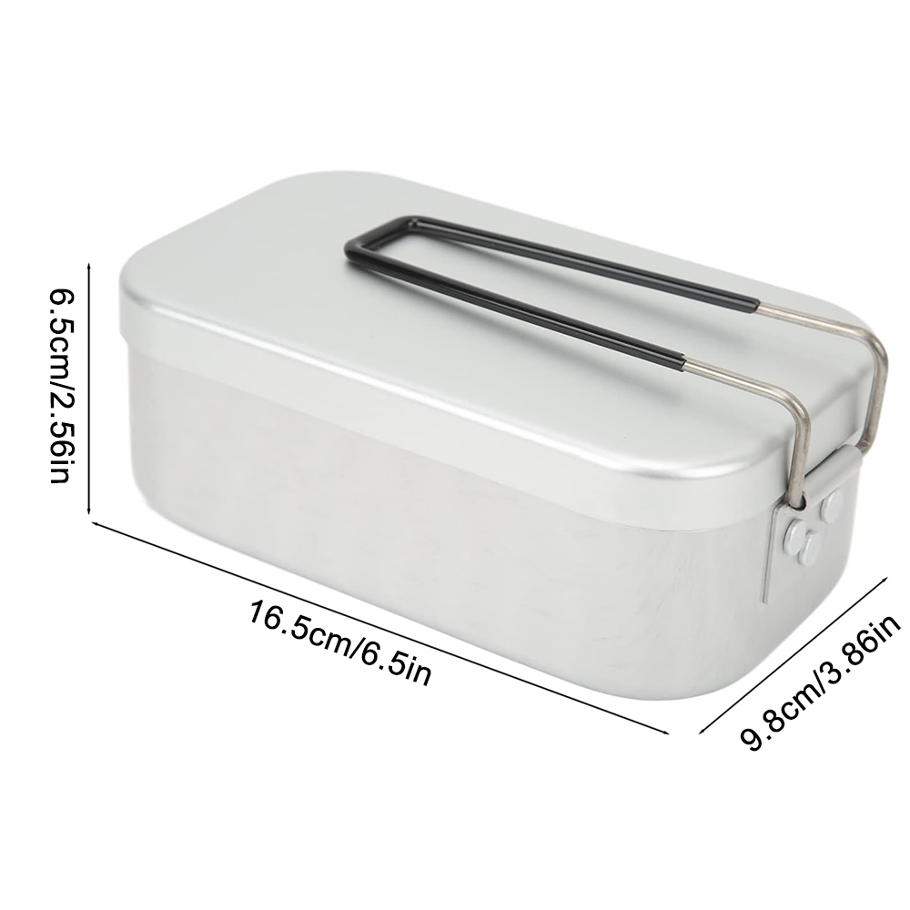 800ML Aluminium Lunchboxen Out - Camping Cooking Kit Box recensie en prijs