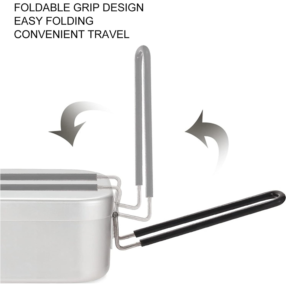 800ML Aluminium Lunchboxen Out - Camping Cooking Kit Box recensie en prijs