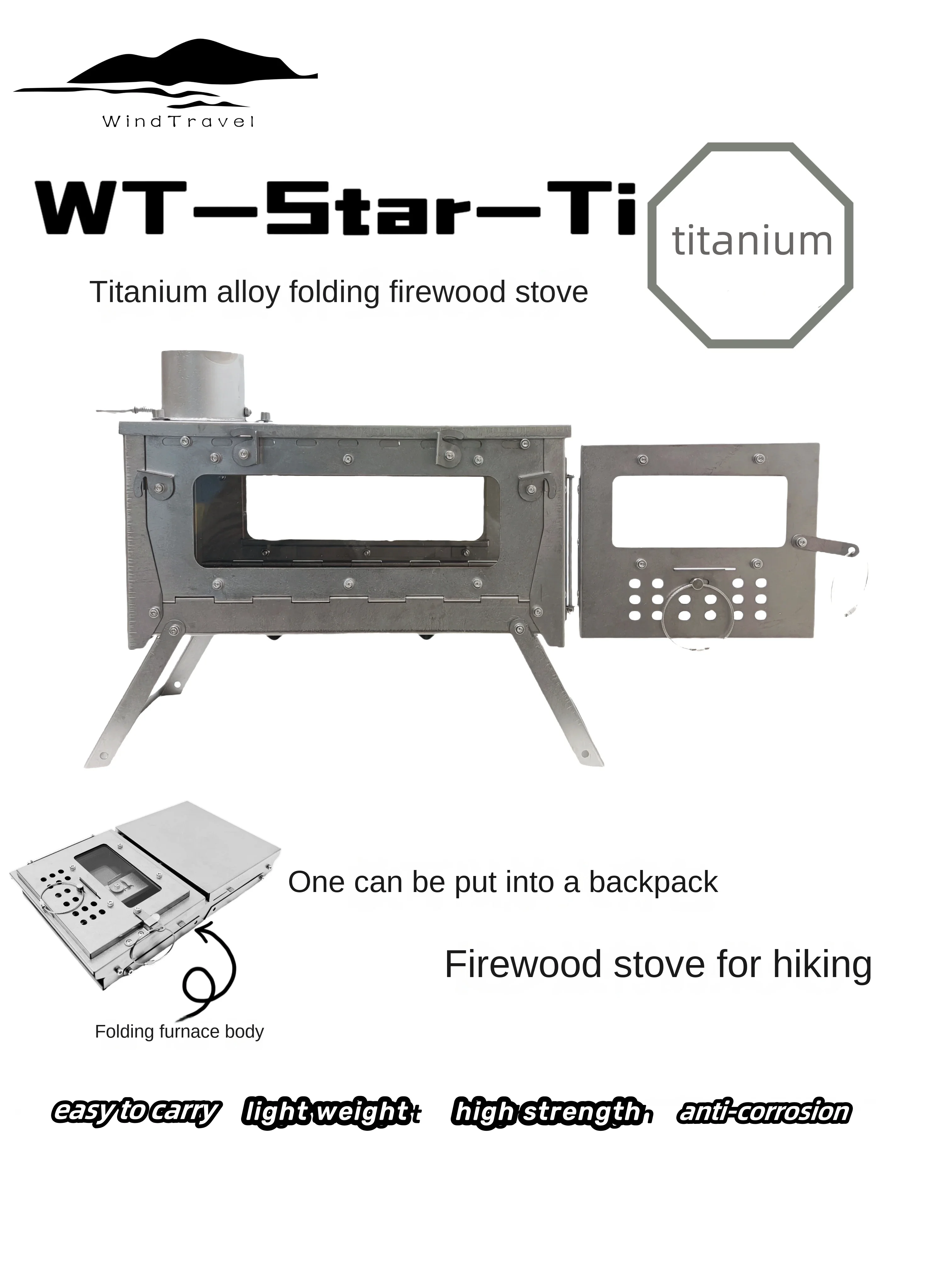 WT Star Ti Titaniumlegering Op - Camping Cooking Lightweight recensie en prijs