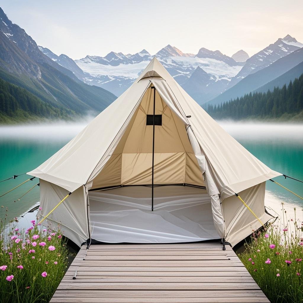 Ruime kampeertent voor 6-8 per - Camping Cooking Tent recensie en prijs