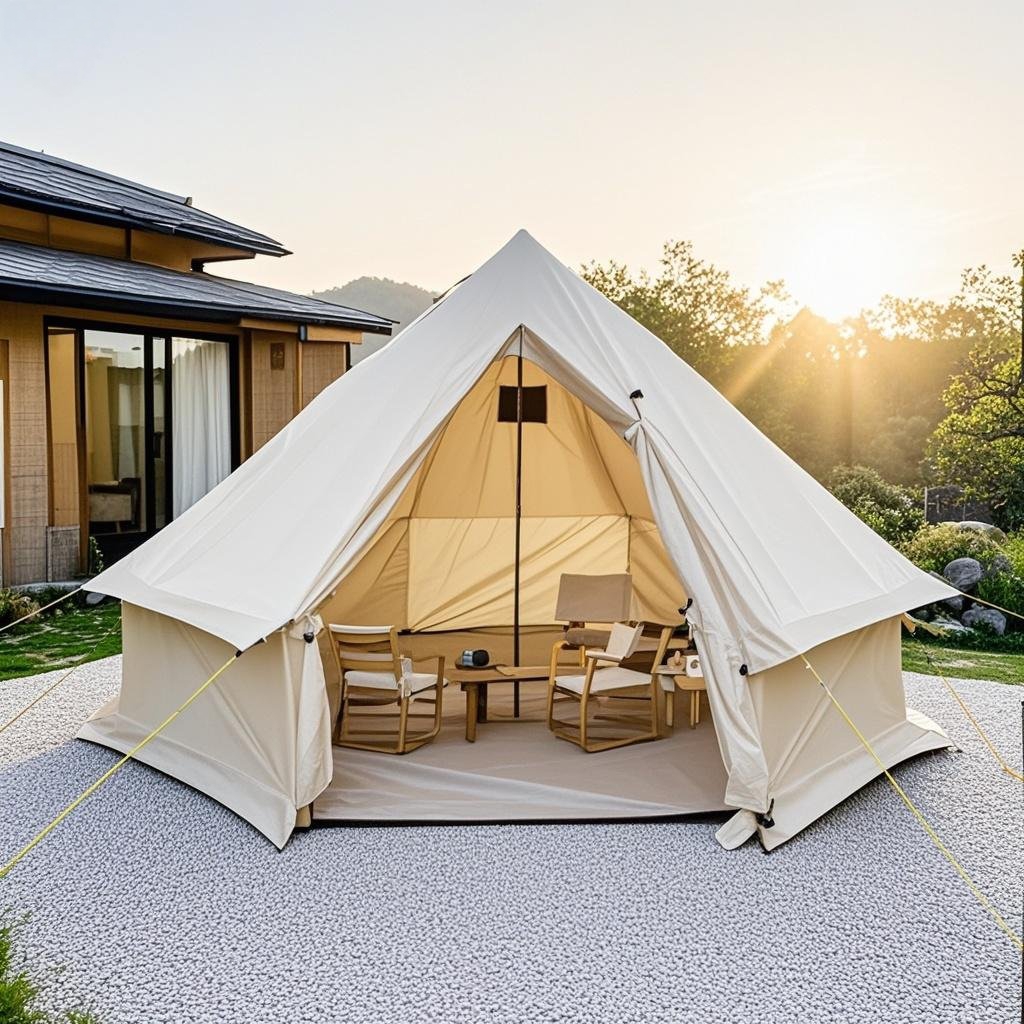 Ruime kampeertent voor 6-8 per - Camping Cooking Tent recensie en prijs