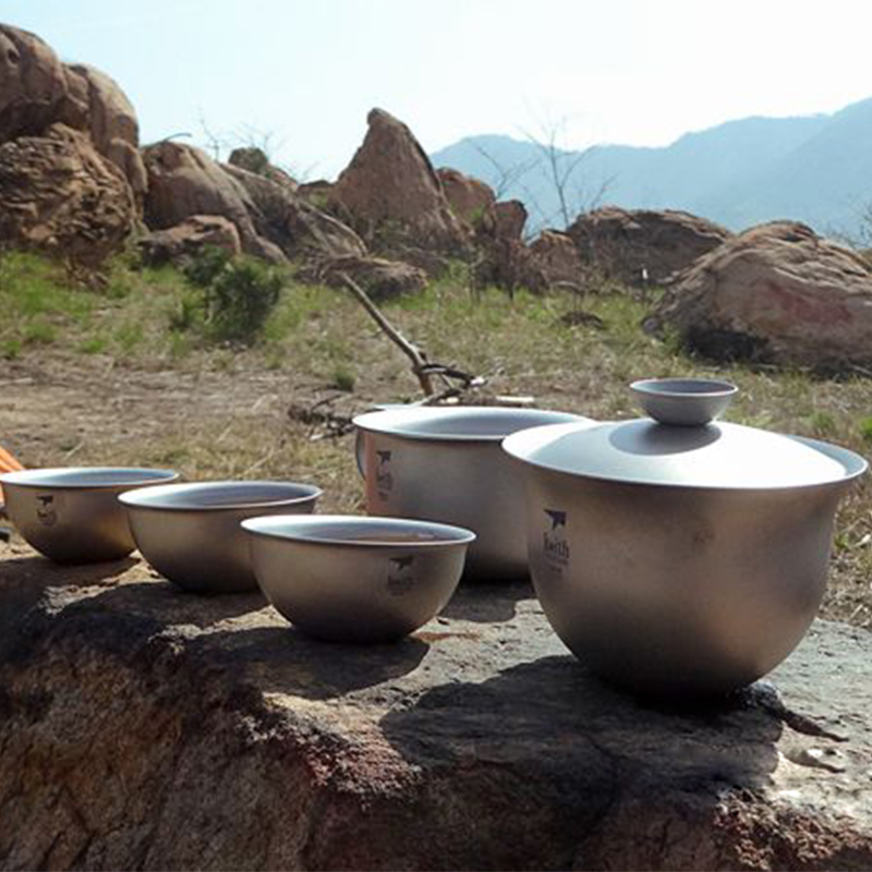 Keith Titanium Kung Fu Thee Se - Camping Cooking Kettle recensie en prijs