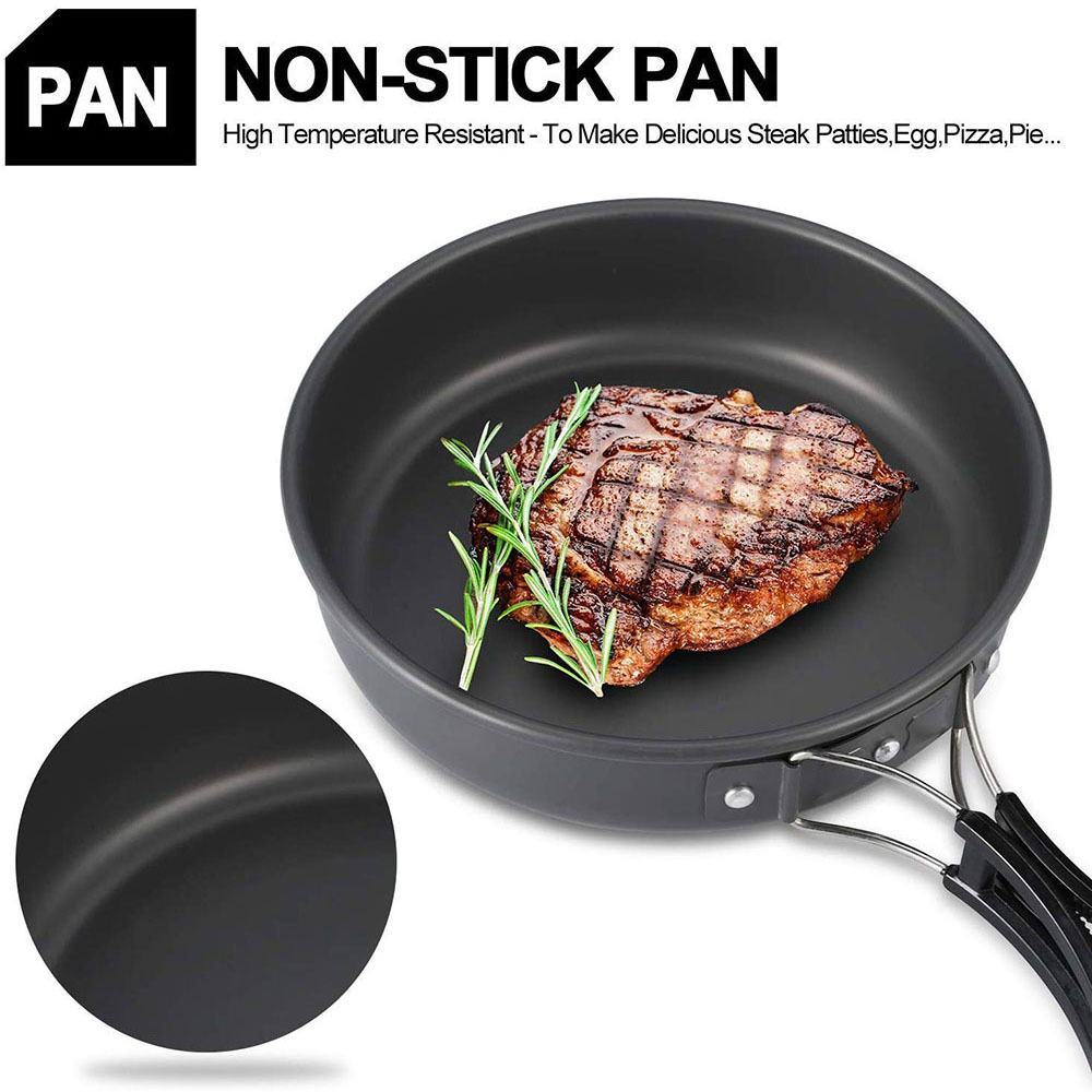 Outdoor kookgereiset voor kamp - Camping Cooking Pot Set recensie en prijs