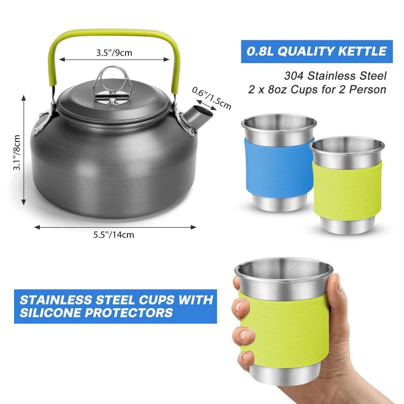 Camping kookset, outdoor kooku - Camping Cooking All In One recensie en prijs