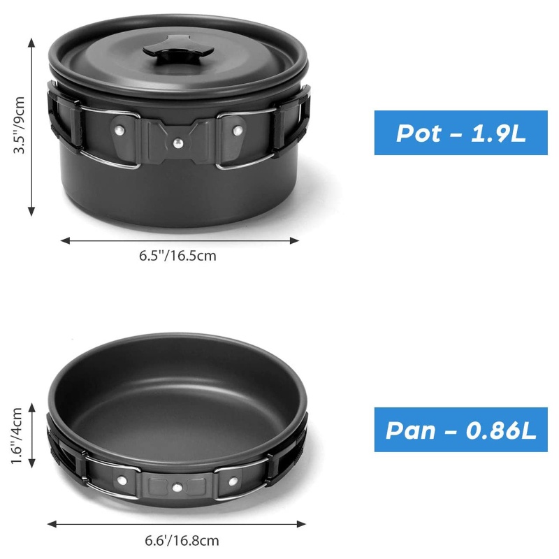 Camping kookset, outdoor kooku - Camping Cooking All In One recensie en prijs