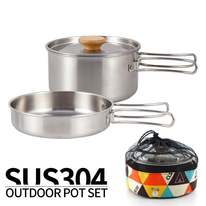 Opvouwbare pannenset voor buit - Camping Cooking Kit Box recensie en prijs