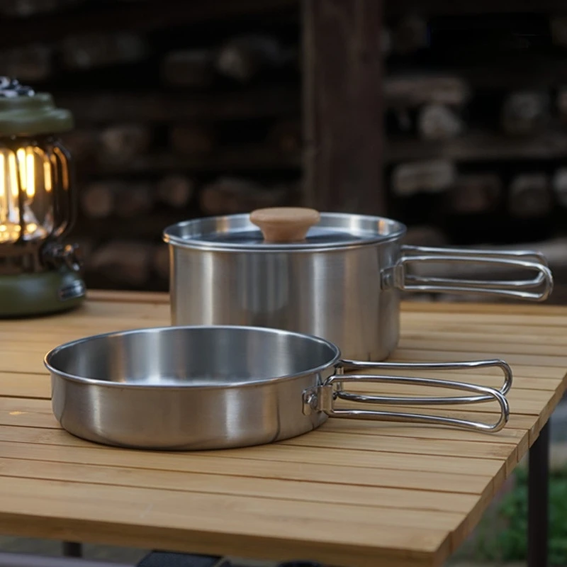 Opvouwbare pannenset voor buit - Camping Cooking Kit Box recensie en prijs