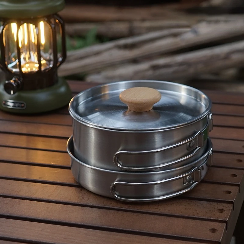 Opvouwbare pannenset voor buit - Camping Cooking Kit Box recensie en prijs