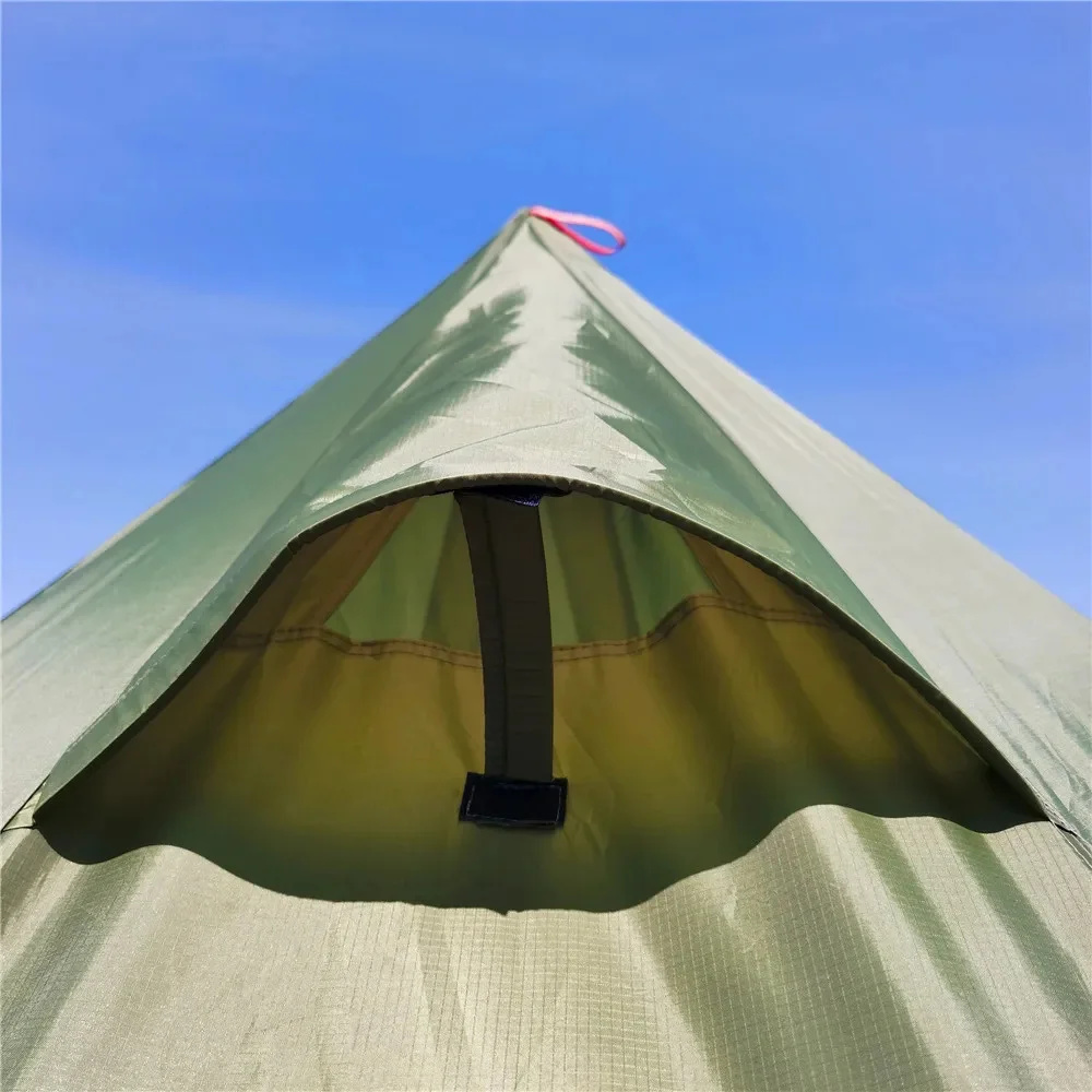 Nieuwe piramidetent met sneeuw - Camping Cooking Tent recensie en prijs